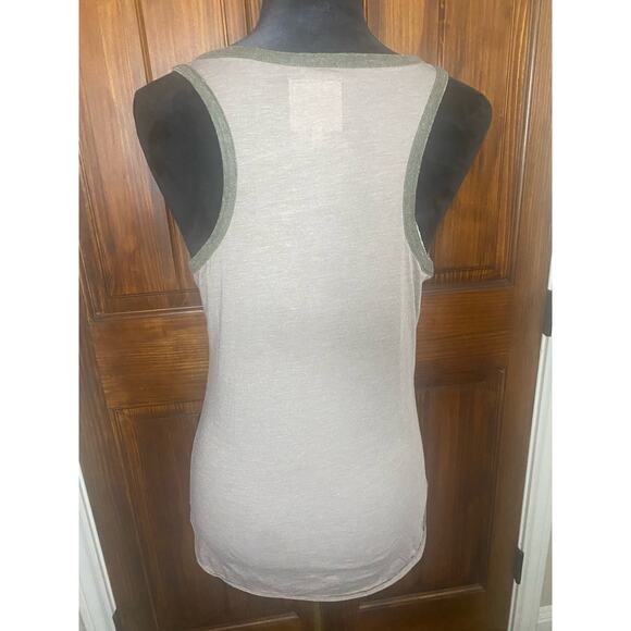 NWT Chaser, Vintage Style Women Tank Top V-Neck Button, Size M - Picture 4 of 5